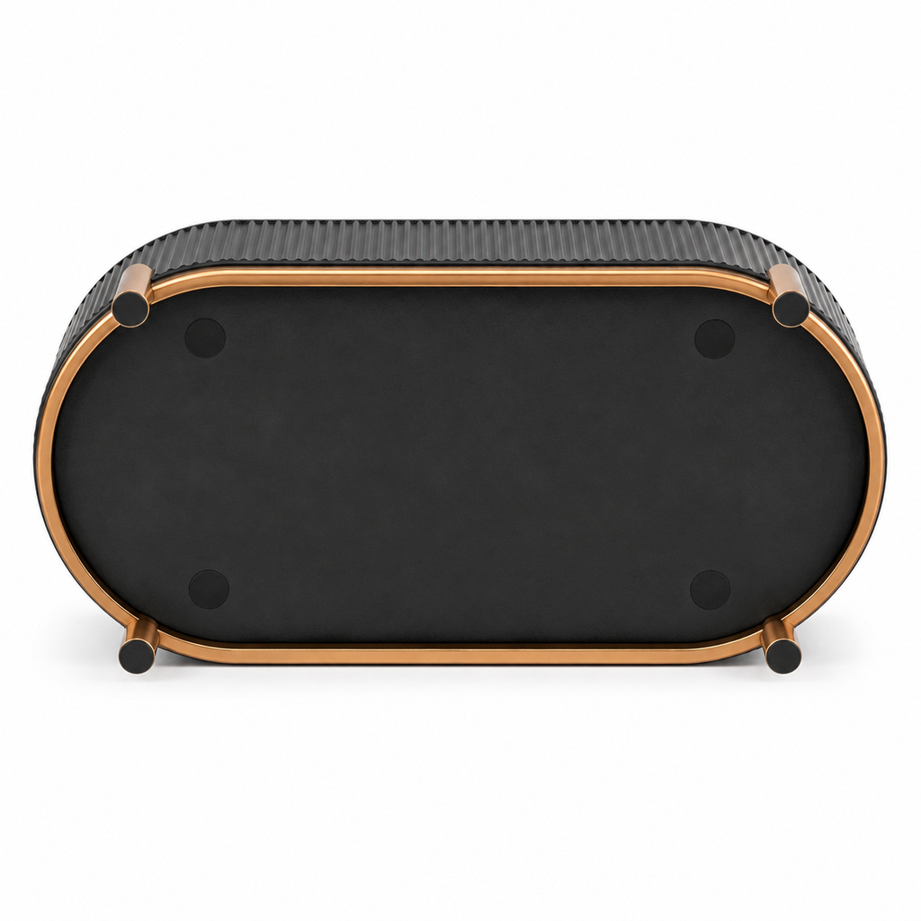 Modern Elevated Double Pet Bowls with Stainless Steel Inserts and Wood-Look Stand